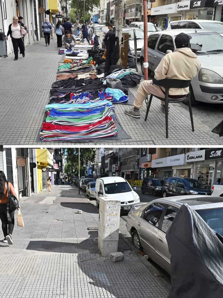 Tras el megaoperativo, la Ciudad mantendrá la policía e inspectores en Flores para evitar que se vuelvan a instalar los manteros 2 WhatsApp Image 2025 02 14 at 10.11.16 AM 1